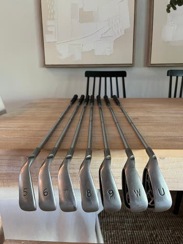 2010 Ping G15 Left Hand Iron Set 7 Pieces Steel Shaft (Used)
