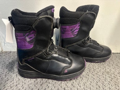 Used RIPZONE BOA SNOWBOARD BOOTS Girls Snowboard Boots None Junior 05 11858-S000081853