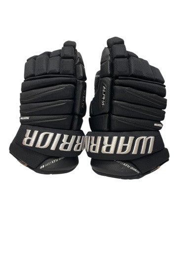Used Warrior ALPHA QX Senior Gloves Black 15" 11680-S000426749