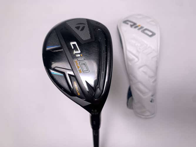 TaylorMade Qi10 MAX 4 Hybrid 23* Fujikura Speeder NX 50g Senior RH HC