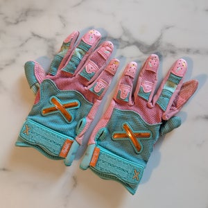 Youth Medium Miami Ice Batting Gloves (Used)