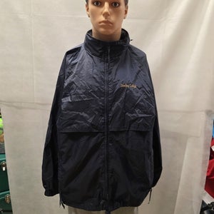 Vintage Dowling College Golden Lions Full Zip Windbreaker Jacket XL NCAA