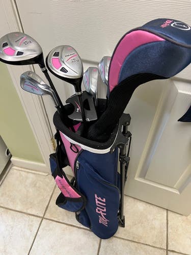 Junior Top Flite XLj Right Handed Clubs (Full Set) 7 Pieces (Used)