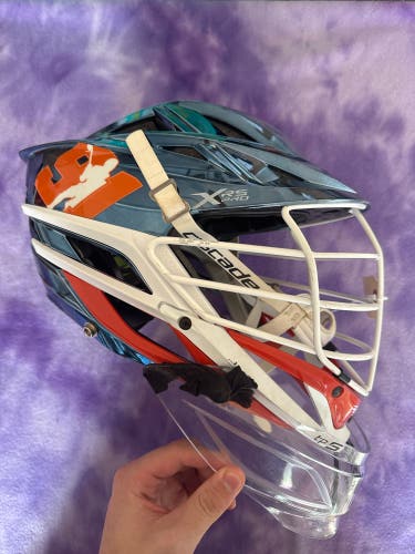 Blue Adult Goalie Cascade XRS Pro Helmet (Used)