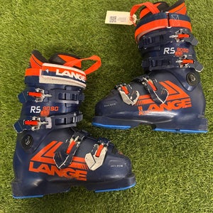 Used Junior Lange RS 90 SC LV Ski Boots | Mondo Size 22.5 | Sole Length 266mm