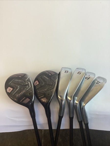 Cobra Air Speed F-Max Hybrid Irons Set 6-PW, SW With Ladies Graphite Shafts