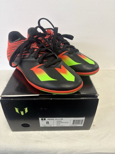 Brand New Mens Size 8 MESSI 15.3 IN AF4846 Indoor Soccer Cleats