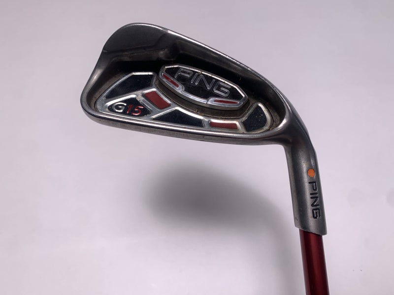 Ping G15 Single 4 Iron Orange Dot 2* Flat AWT Regular Graphite Mens RH