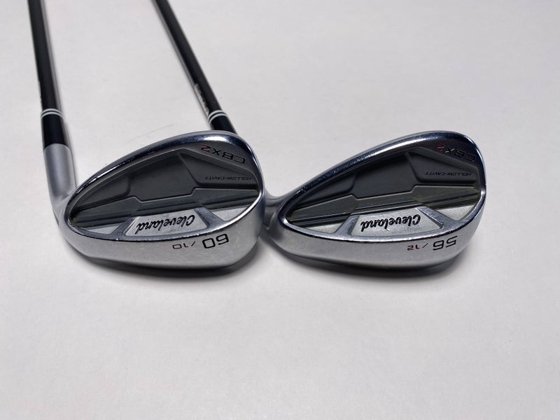 Cleveland CBX 2 Wedge Set 56* 12 | 60* 10 Rotex Precision Graphite Wedge Mens RH