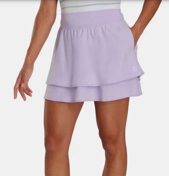FootJoy Womens Lightweight Woven Golf Skirt Skort Color: Lavender - Medium M NEW