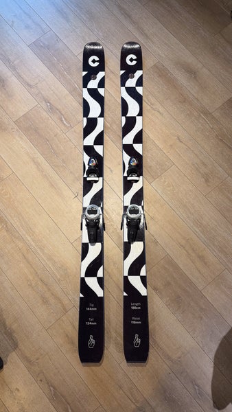 Unisex 2020 188 cm Powder Powder Ski Skis With Bindings Max Din 18 (Used)