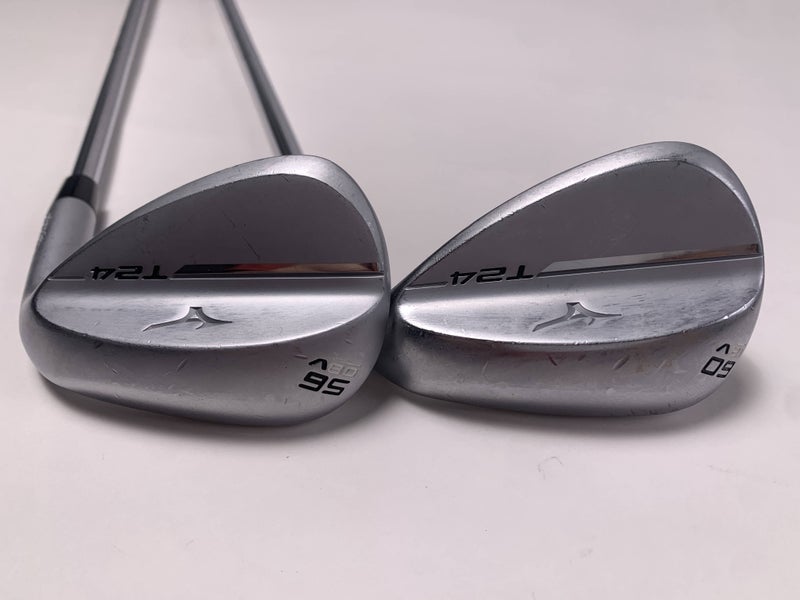 Mizuno T24 Soft Satin Wedge Set 56* 8 | 60* 12 DG  S400 Stiff Steel RH +2.5"