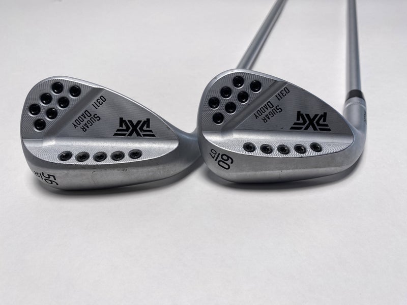 PXG 0311 Sugar Daddy Milled Chrome Wedge Set 56* 10 | 60* 7 Tour C-Taper Mens LH