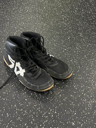 Used Asics Matflex Wrestling Shoes Black Senior 7.5 11849-S000033776