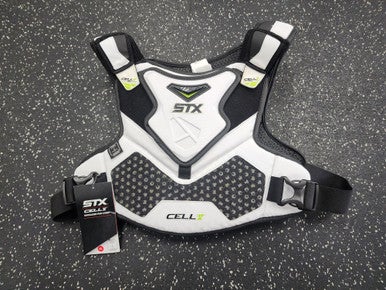 STX CELL V Lacrosse Shoulder Pads White XL 11849-S000033761