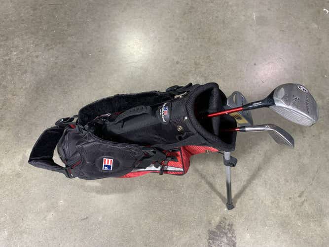 U.S. Kids UL-24 Blue Club Set 3W 7i Putter US Kids Kid Power 39-27 Junior RH