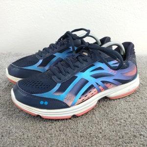 Ryka Devotion Plus 3 Womens 6.5 Walking Shoes Comfort Running Sneaker Blue Pink
