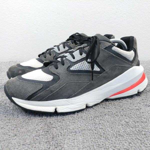 Under Armour Forge 96 Mens Size 10 Running Shoes Gray Suede Sneaker 3021794-001