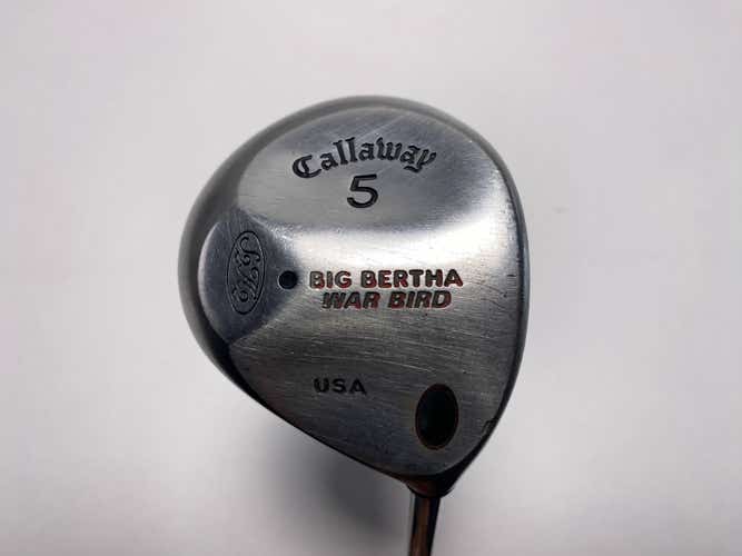 Callaway Big Bertha Warbird 5 Fairway Wood 18* Memphis "10" Regular Mens RH