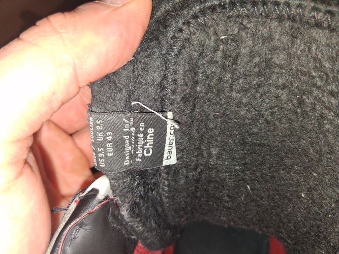 Bauer Hockey Skates Extra Wide Width 8.5 (Used)