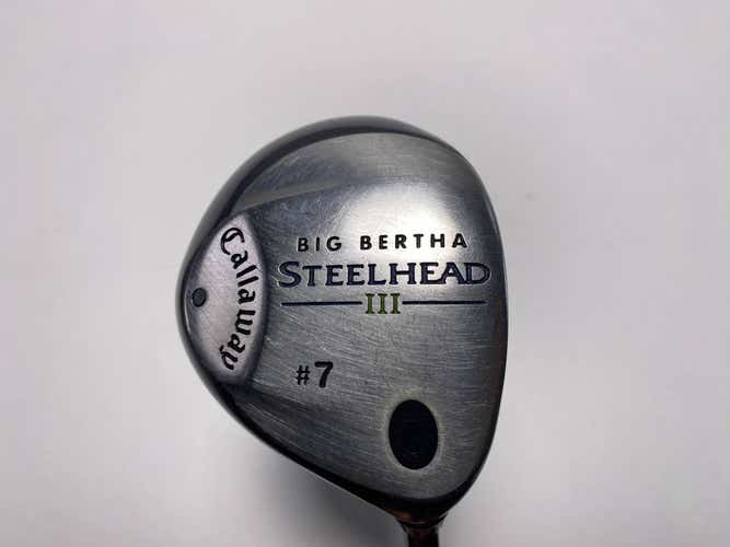 Callaway Steelhead III 7 Fairway Wood 21* System III Regular Graphite Mens RH