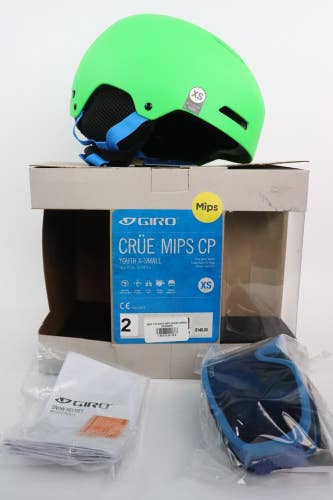 Giro Crue CP Snow Sports Helmet Matte Green Youth X-Small -NEW (INV#212)