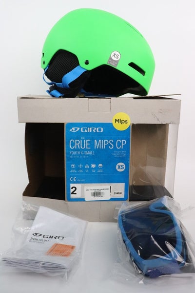 Giro Crue CP Snow Sports Helmet Matte Green Youth X-Small -NEW (INV#212)