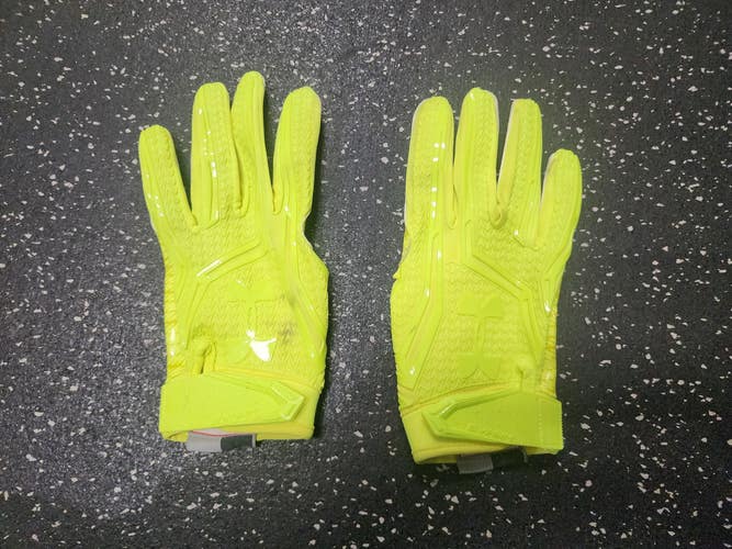 UA Reciever Glove Yellow Sm 11849-UNDF6Y