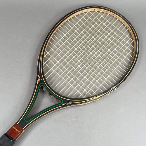 Prince Woodie Vintage Tennis Racket 4 1/2" Grip