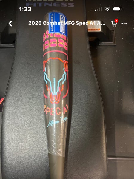 2026 Combat MFG Spec A1 Alloy BBCOR Certified Bat (-3) 29 oz 32" (New)