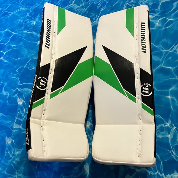White 22" Youth Warrior Ritual G7 Goalie Leg Pads (New)