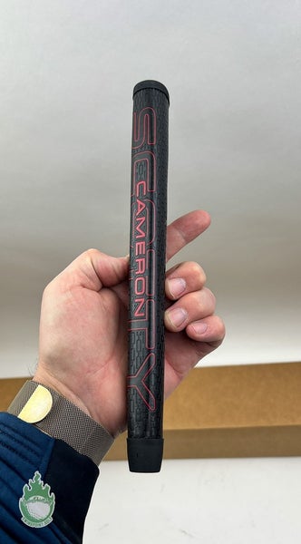 Used 2025 Scotty Cameron Matador Black/Red Medium OC Putter Grip