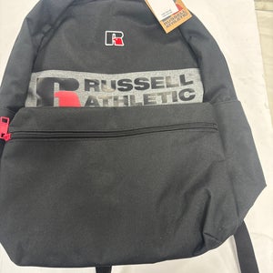 Black Adult Unisex Russell Athletic Backpack (New)