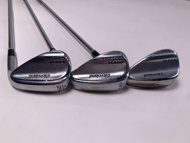 Cleveland RTX ZipCore Tour Satin Wedge Set 52* 10 | 56* 10 | 60* 12 DG Mens RH