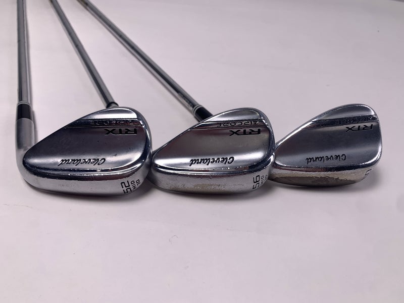 Cleveland RTX ZipCore Tour Satin Wedge Set 52* 10 | 56* 10 | 60* 12 DG Mens RH