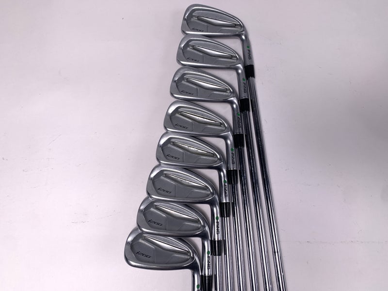 Ping i200 Iron Set 3-PW Green Dot 2* Up NS Pro Modus 3 Tour Stiff Steel Mens RH