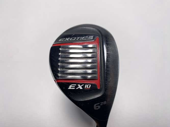 Tour Edge Exotics EX10 6 Hybrid 28* UST Mamiya Recoil 460 F3 Regular Mens RH