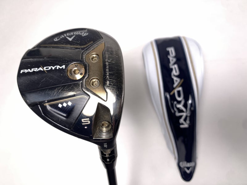 Callaway Paradym Triple Diamond 5 Fairway Wood 18* Kai'li White 70S Stiff RH HC