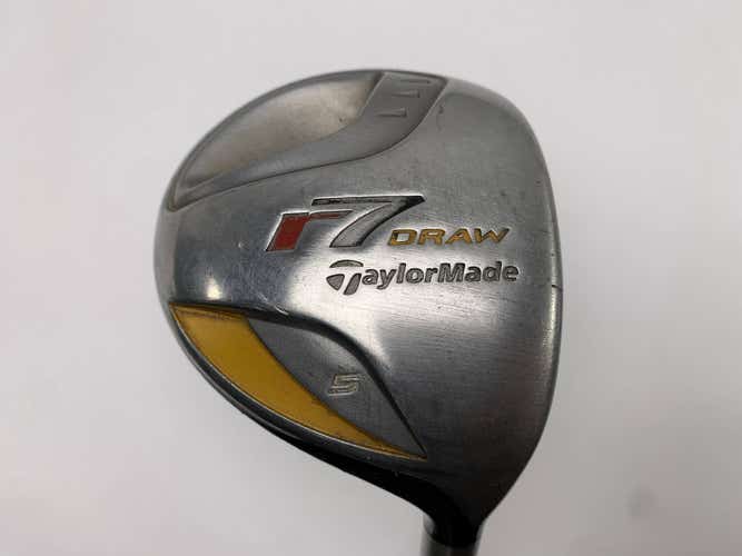 TaylorMade R7 Draw 5 Fairway Wood 18* REAX 55g Regular Graphite Mens RH