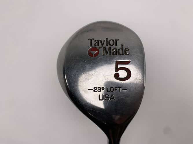 TaylorMade Pittsburgh Persimmon 5 Fairway Wood 23* Taylite Steel Regular Mens RH
