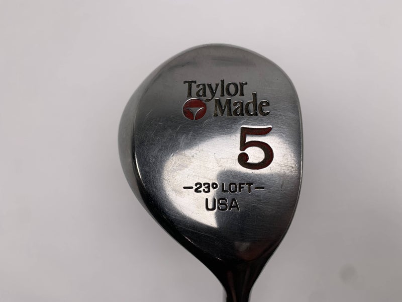 TaylorMade Pittsburgh Persimmon 5 Fairway Wood 23* Taylite Steel Regular Mens RH
