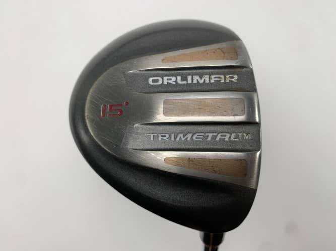 Orlimar Trimetal Fairway Wood 15* Firm Steel Mens RH