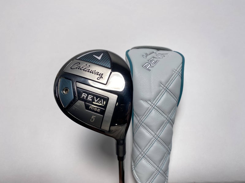 Callaway Reva Rise 5 Fairway Wood 21* UST Mamiya Helium 4F1 Ladies RH HC