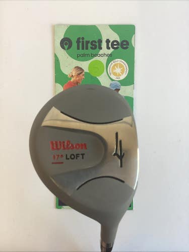 Wilson System 45 Fairway 4 Wood 17* With Stiff Graphite Shaft NEW