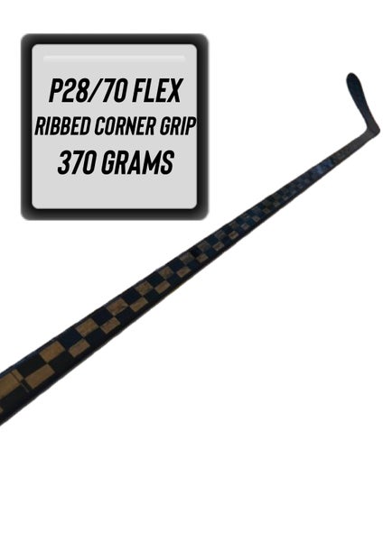 New Senior All Black P28 70 Flex Left Hand 370g Hockey Stick