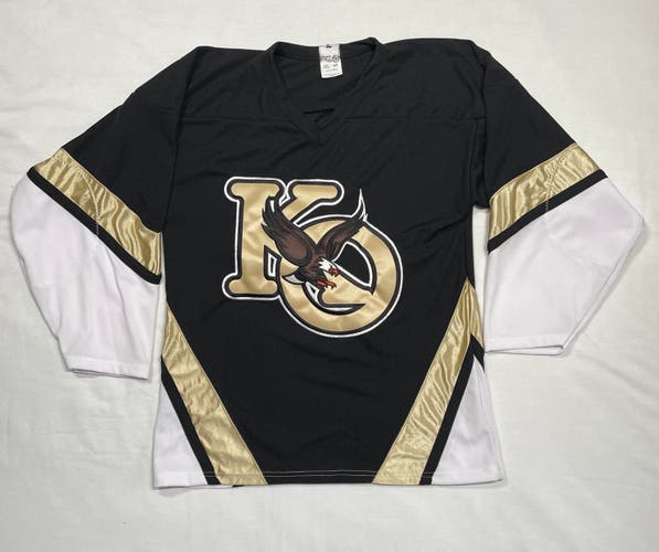 NEW Keystone Oaks Golden Eagles Black Game Jerseys, Sr Sizes
