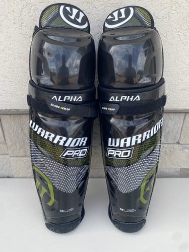 Warrior Alpha Pro Stock Shin Pads Sr 53671