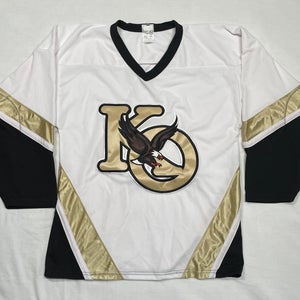 NEW Keystone Oaks Golden Eagles White Game Jerseys, Sr Sizes