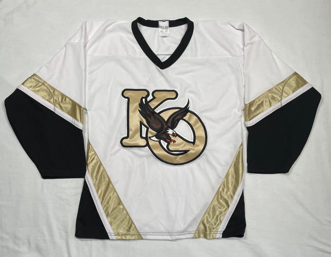 NEW Keystone Oaks Golden Eagles White Game Jerseys, Sr Sizes