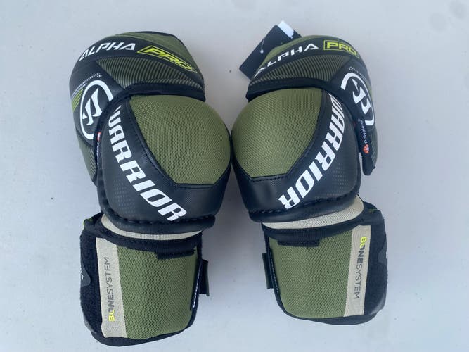 Warrior Alpha Pro Stock Elbow Pads Sr Small 63274